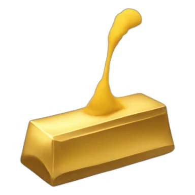dust becoming gold bar sticker