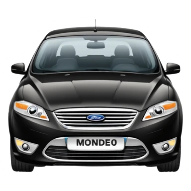 2011 black ford mondeo  sticker