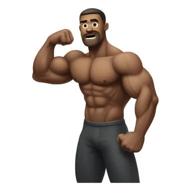Strongman sticker