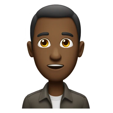 Guy saying nuh uh sticker