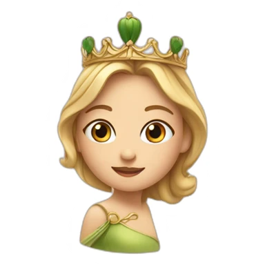 Princesse sur un cannard sticker