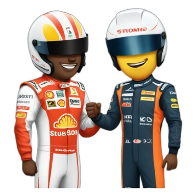 f1 driver friendship sticker