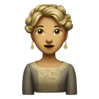 quince with face sticker