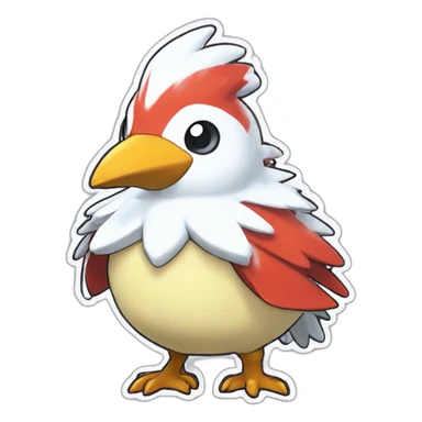 Pokemon Delibird Badge Winter Slowflake GiftBox 2023 sticker