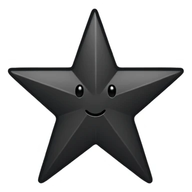 ★☆ - this shows full star and empty star only with outline black inside empty but I want is first half black and second half empty sticker