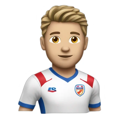 hamburg soccer player defender sticker