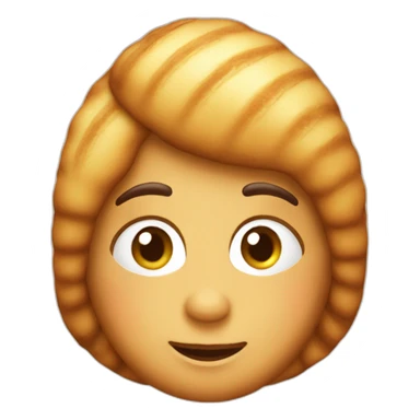 madeleine au chocolat sticker