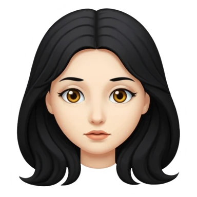 Women with one eyed sticker