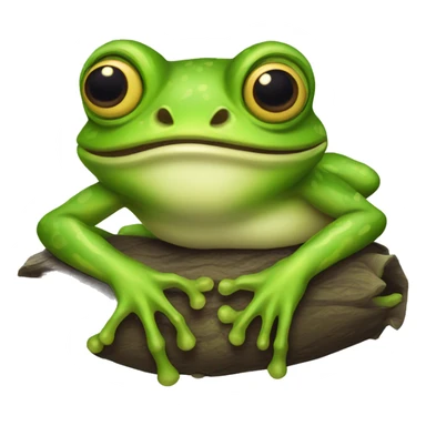 Tree frog monster sticker
