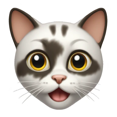 Surprised cat  sticker