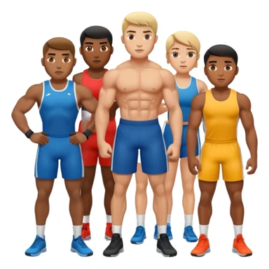 4 HYROX ATHLETES sticker