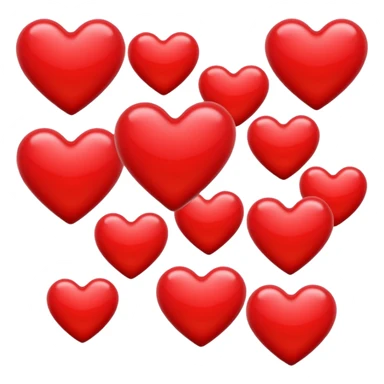 1 million hearts sticker