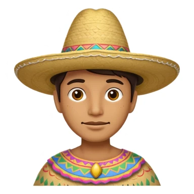 Wearing a sombrero sticker