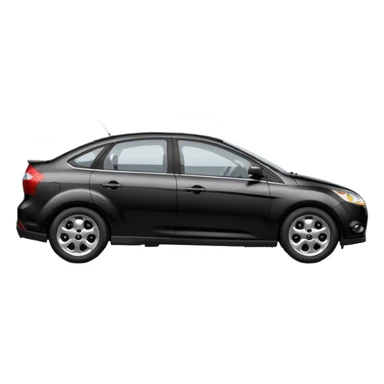 2011 black ford focus sticker