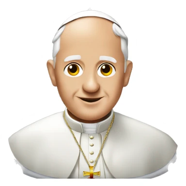 the pope on a plane sticker