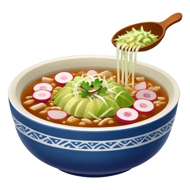 a delicious hot bowl of pozole sticker