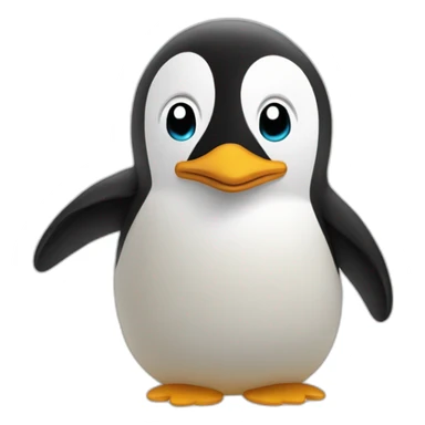 Un pingouin déguisé en pingouin énervé sticker