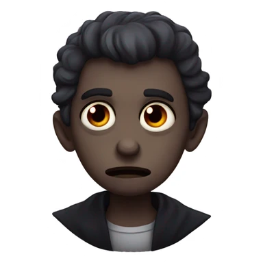 super sad vampire sticker