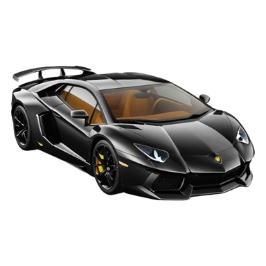 Lamborghini Aventador best view  sticker