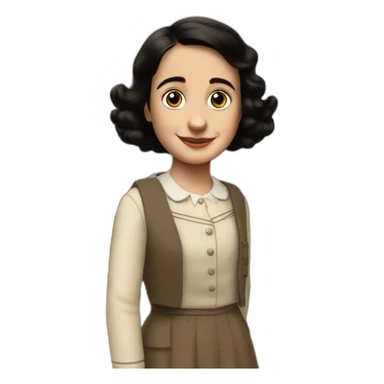 anne frank mix whith thomas the tank train sticker