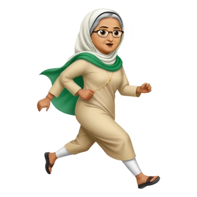 sheikh hasina running sticker