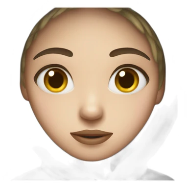 girl get cold sticker