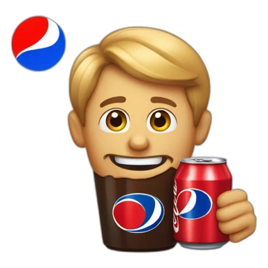 Pepsi qui boit du Coca-Cola sticker