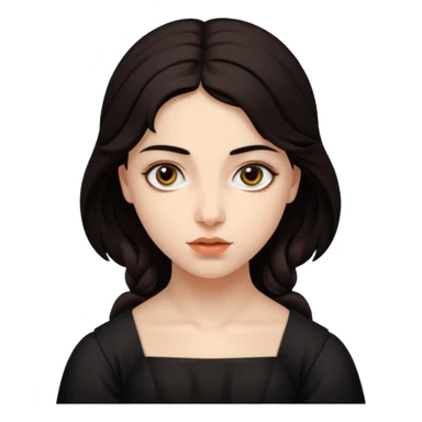 girl in the style of Caravaggio sticker