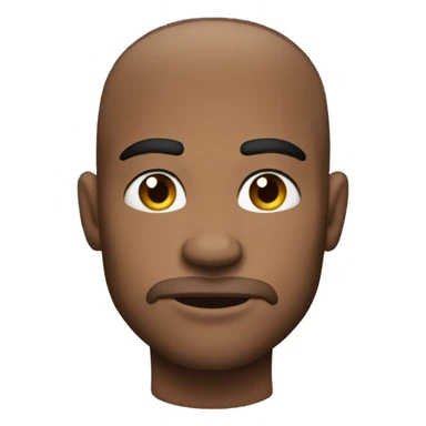 muscular man wih jawline sticker