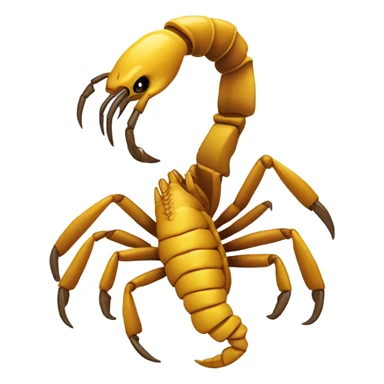 Scorpion giving thumbs down  sticker