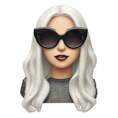 Lady gaga chromatica glasses  sticker