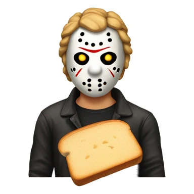 Jason vorhees as bread sticker