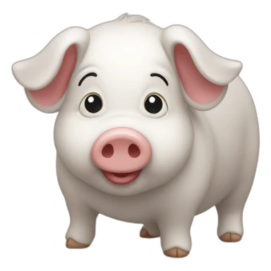 cochon d'inde sur chat sticker