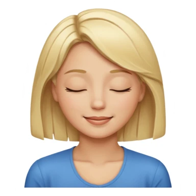 keep the last image identical except for making the eyes closed sticker