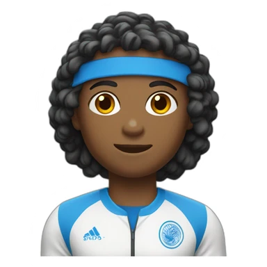 Un athlete olympique sticker