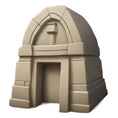 Tomb above ground sticker