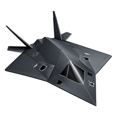 F-117 Nighthawk - Lockheed Martin (Stealth Grey) sticker