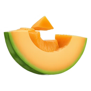 Slice of Canteloupe sticker