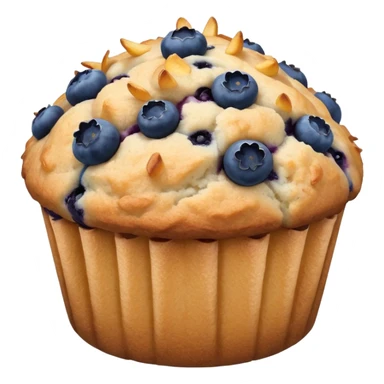 A McDonald's blueberry muffin with a side of French fries sticker