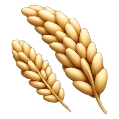 An oat grain sticker