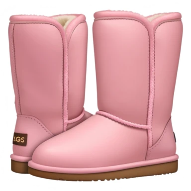 Light pink uggs sticker