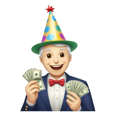 🤪  💰  🥳 sticker