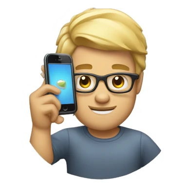 zilenski holding an iphone sticker