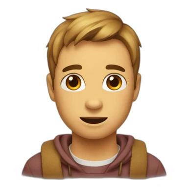 Emoji De un oso sticker