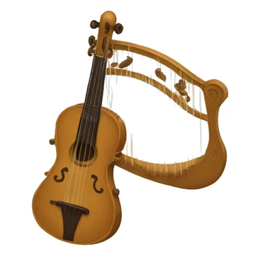 bard lyre sticker