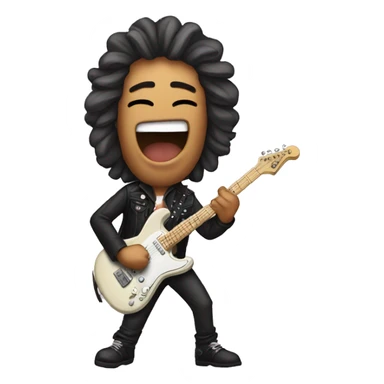 Rock and roll sticker