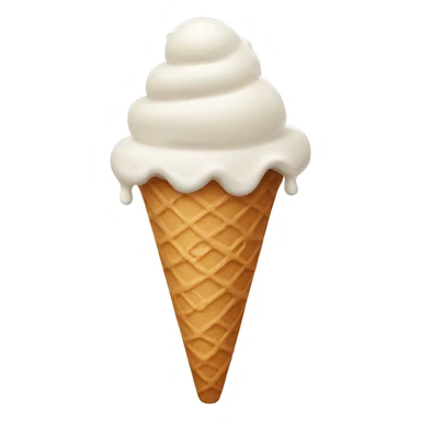 Tall ice cream sticker