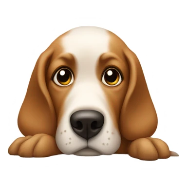 Dog shoveling poop sticker