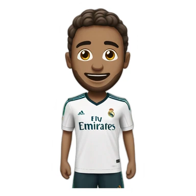 Jude Bellingan wearing real madrid. Goal celebration open arms sticker