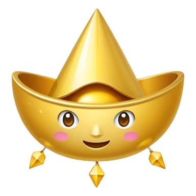 Varita mágica de oro  sticker